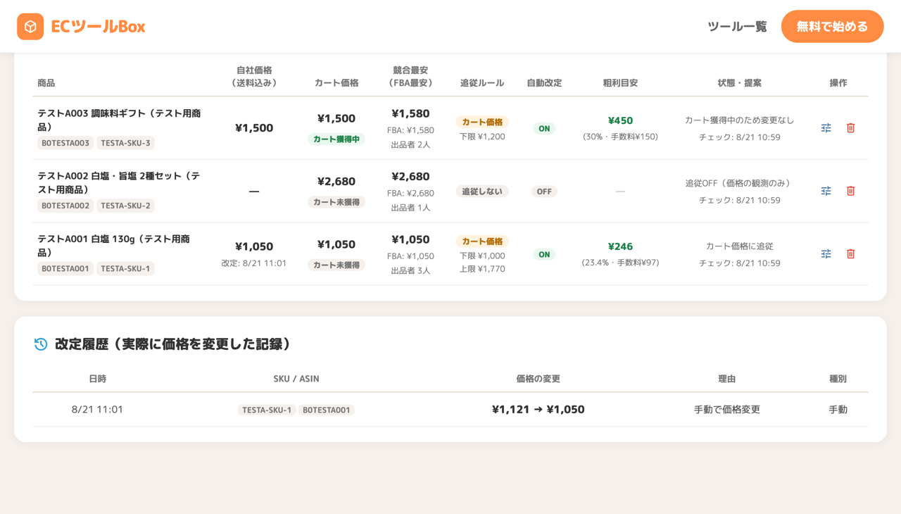 改定履歴